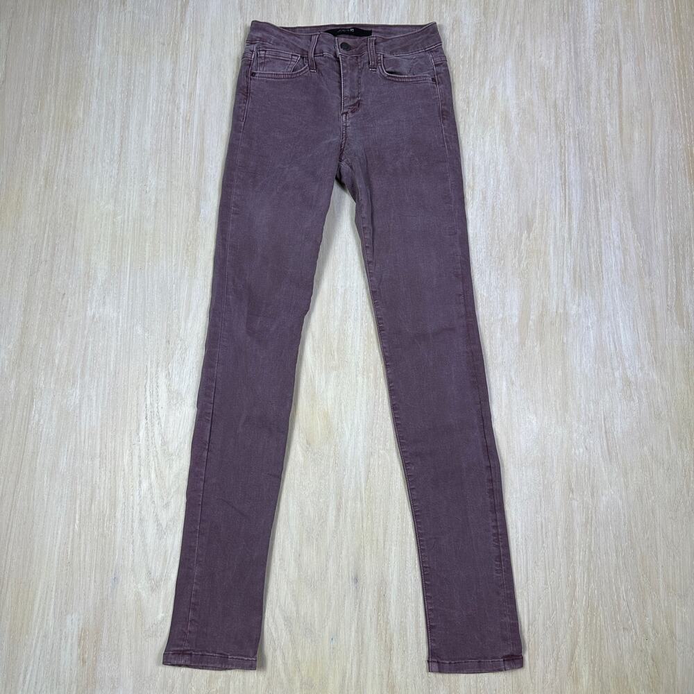 Joe’s Jeans Purple Mauve The Skinny Low Rise Stretch Casual Everyday Jeans 24